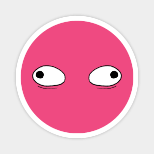 Cartoon Eyes - Wonky Face Magnet